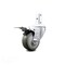 Service Caster 3 Inch Gray Poly Wheel Swivel 7/8 Inch Square Stem Caster with Total Lock Brake SCC-SQTTL20S314-PPUB-GRY-78 - alternate 1